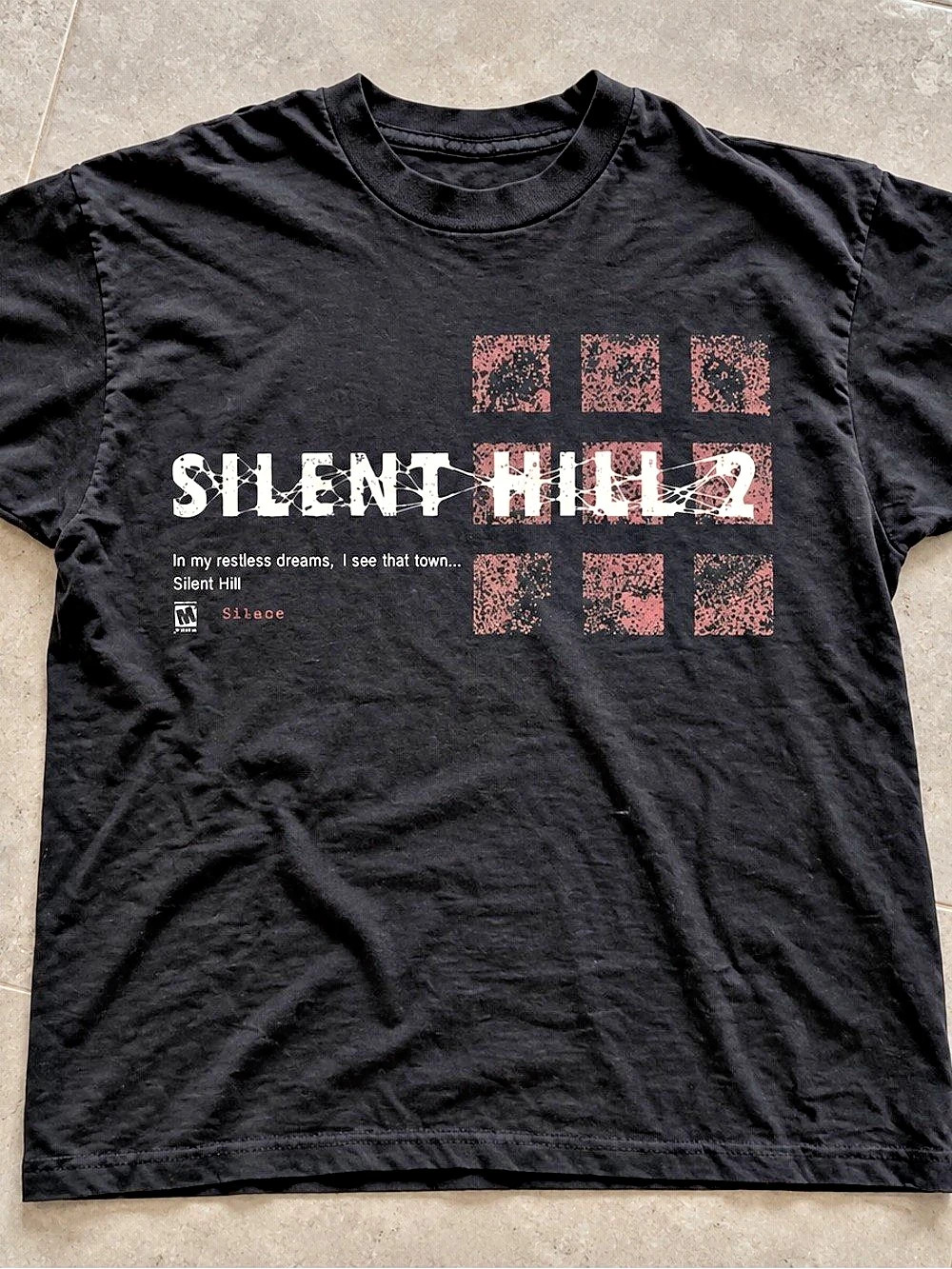 Black Silent Hill Horror Game Graphic Tee Gildan Reprint
